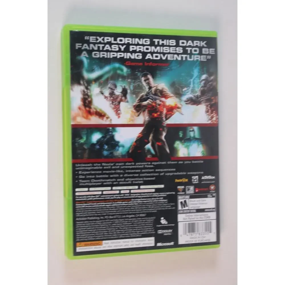 Wolfenstein (Microsoft Xbox 360, 2009) Authentic, complete, tested/works